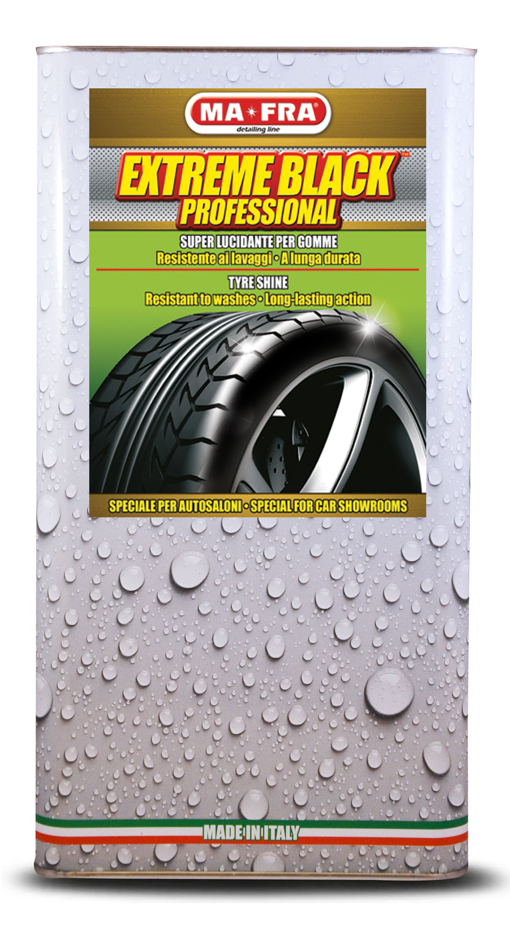 Mafra Extreme Black Tyres Polish 4.5L (Ultra bright, anti cracking and