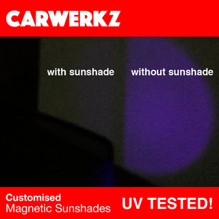 Customised Window Magnetic Sunshades for BMW 5 Series 2017-Current 7th Generation (G30) Germany Sedan - CarWerkz.com