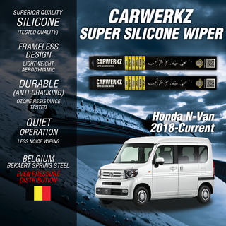 Carwerkz Silicone Wipers for Honda N-van 2018-Current