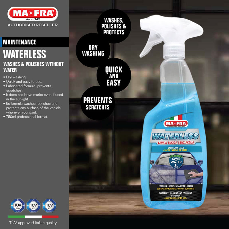 Mafra Waterless 750ml(Wash and Polish without Water)