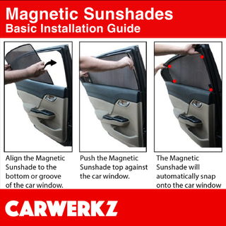 Customised Window Magnetic Sunshades for Toyota Fortuner SW4 2004-2015 1st Generation (AN50 AN60) Japan SUV