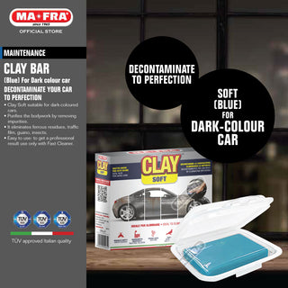 Mafra Clay Bar Blue 200gm (Dark colour car)