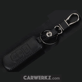 Key Holder for Mazda Leather - 3 Buttons